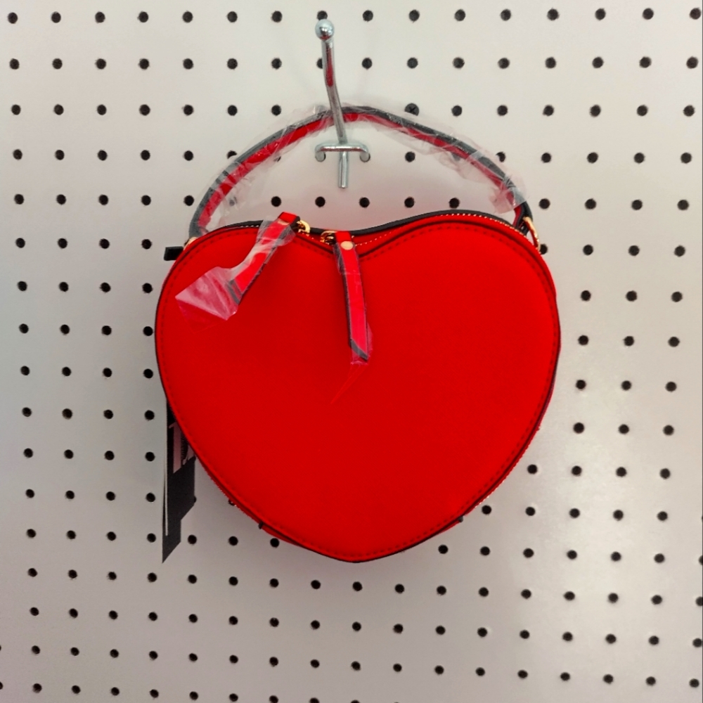 Heart Shaped Novelty Satchel Shoulder Bag